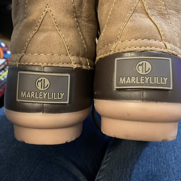 Women’s Marley Lilly Duck Boots Size 4 Brown Warm Waterproof - Picture 6 of 13